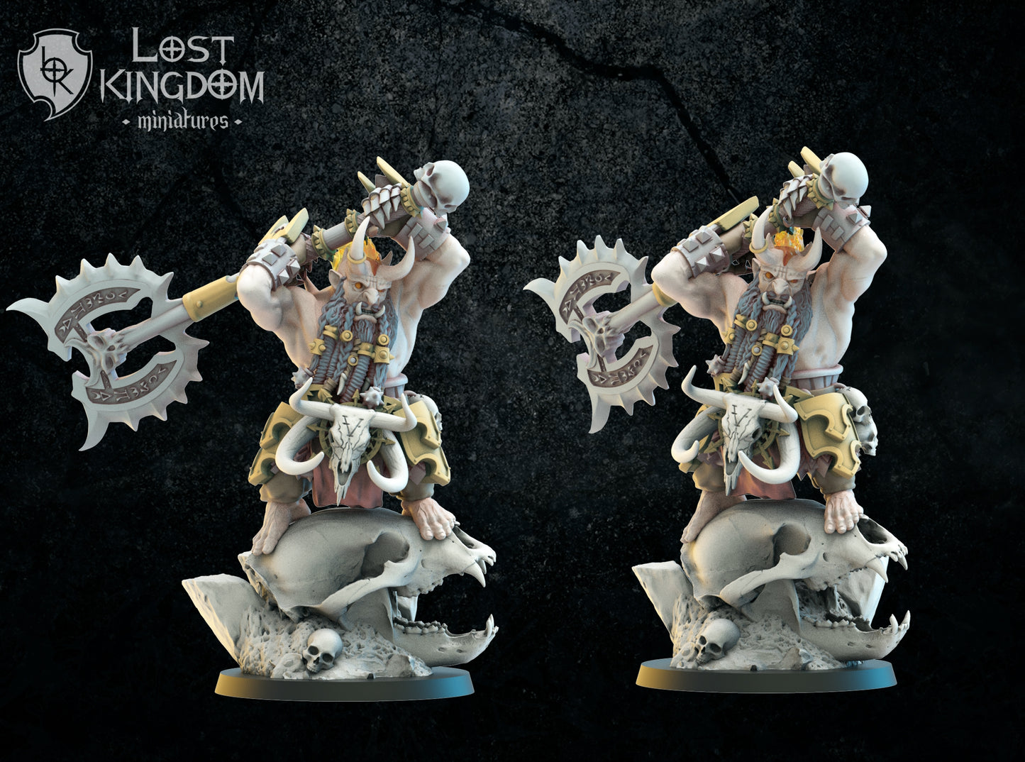 28mm Whuldral Fireaxe, Beserker Hero