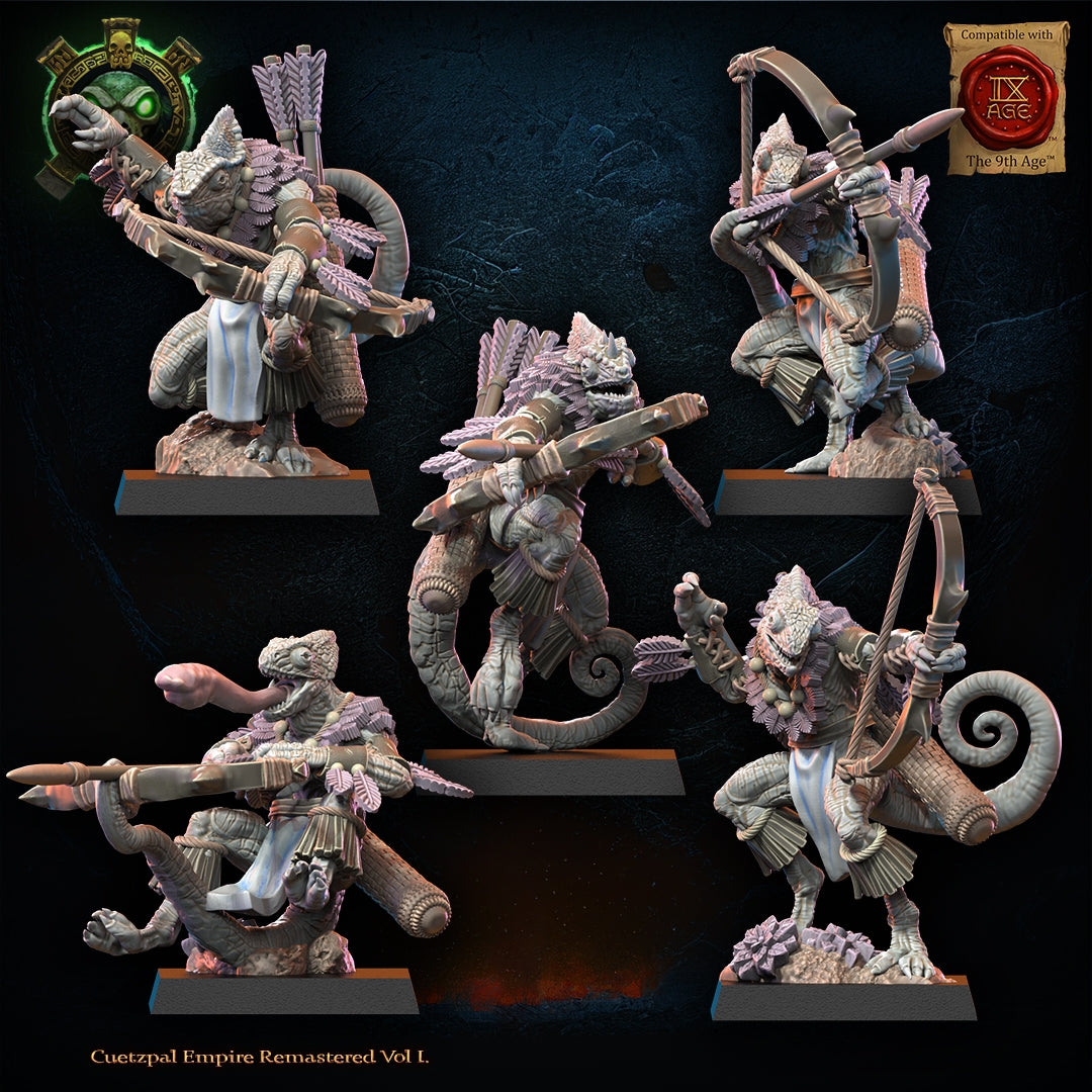 28mm Kuaxotl Regiment with Bows