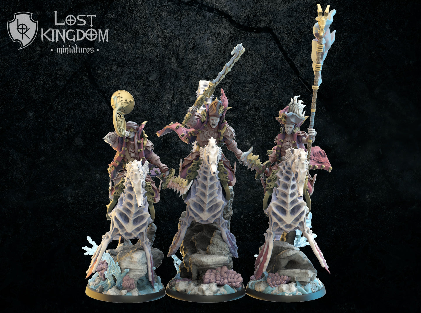 28mm Red Knights Command