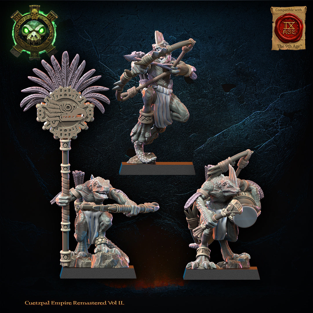 28mm Cuetzpalli Command with Bows