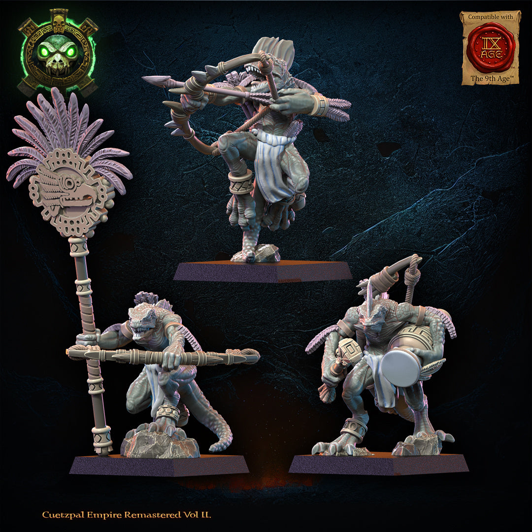 28mm Cuetzpalli Command with Bows