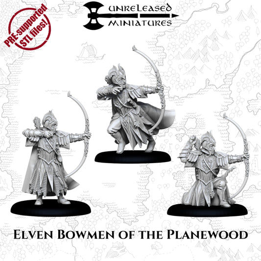 28mm Elven Bowmen of the Planewood