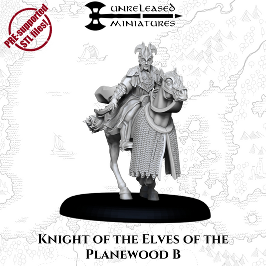28mm Knight of the Elves of the Planewood B