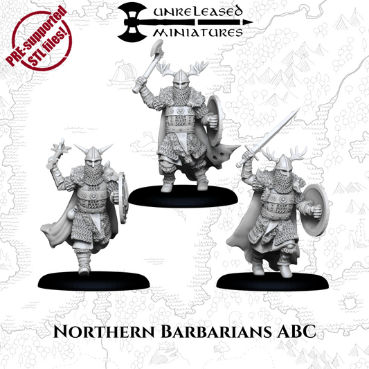 28mm Northern Barbarians ABC