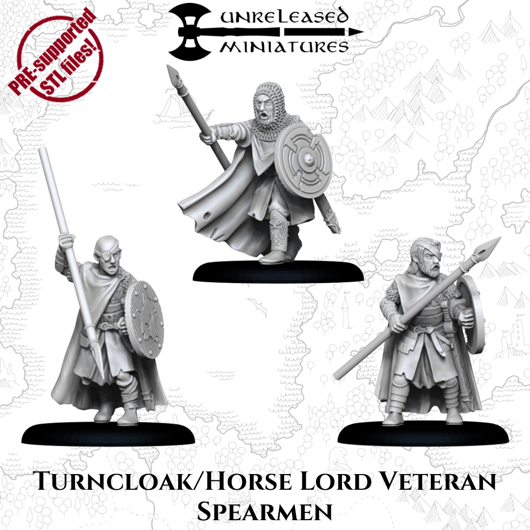 TURNCLOAK / HORSE LORD VETERAN SPEARMEN