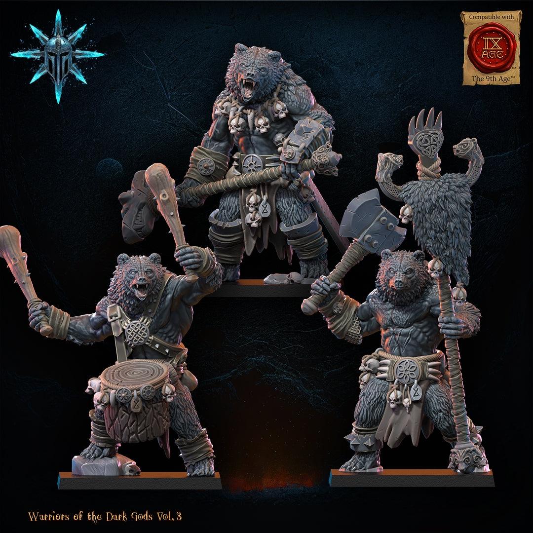 28mm Werebear Command