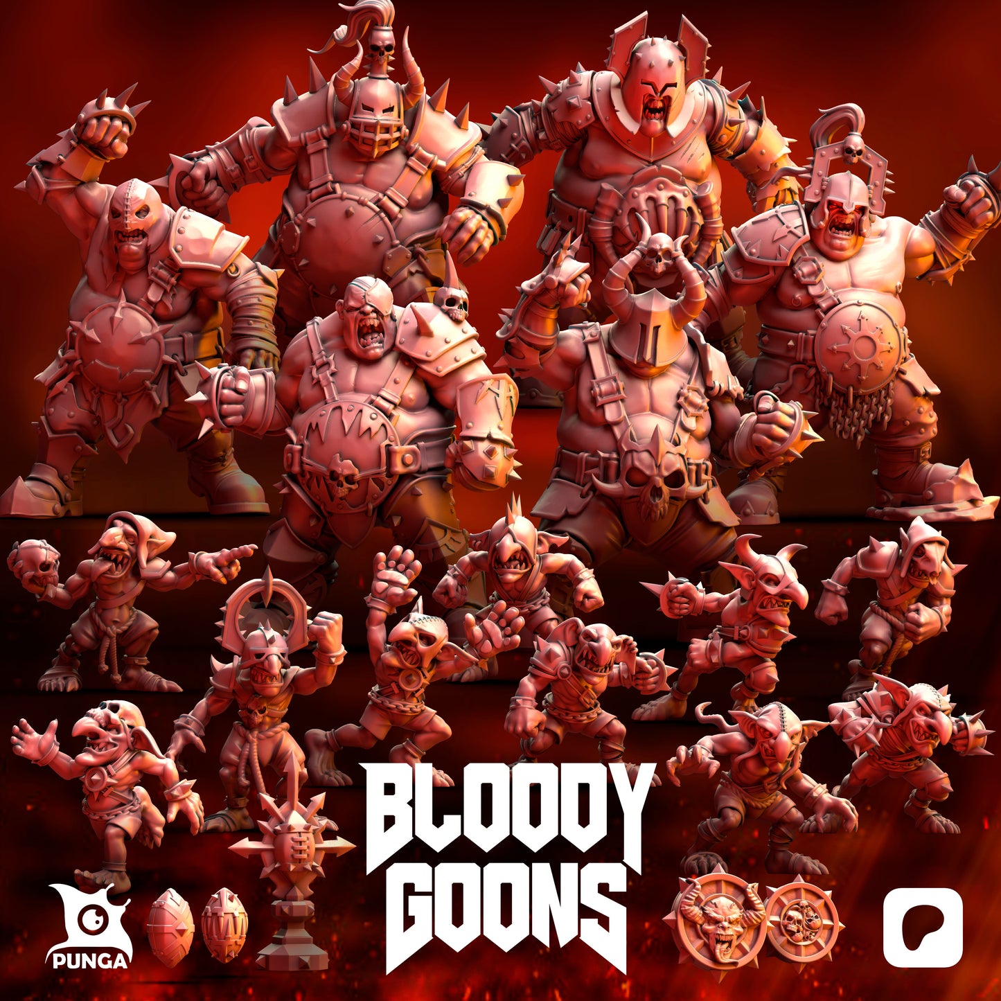 28mm Bloody Goons Team