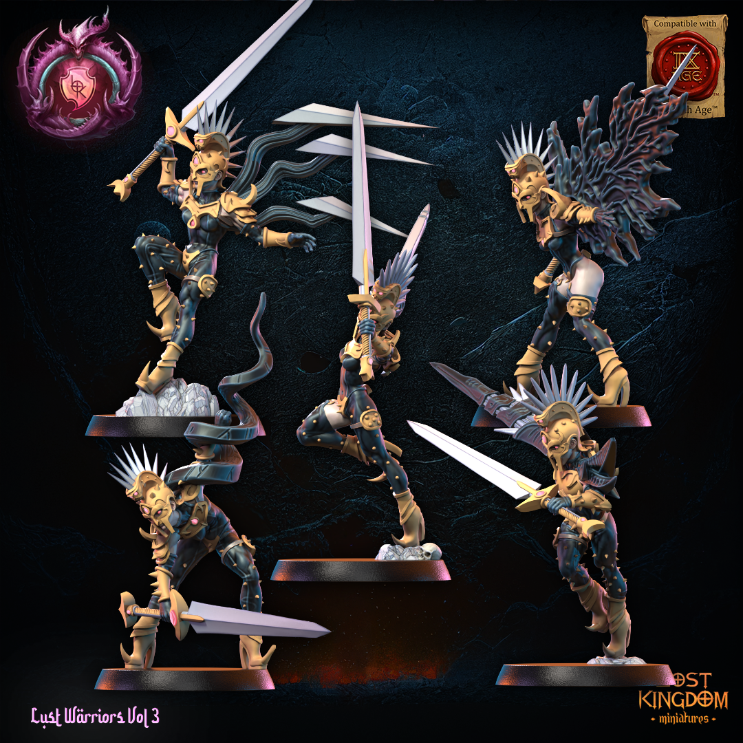 28mm Lust Fallen Warrior Vol 1