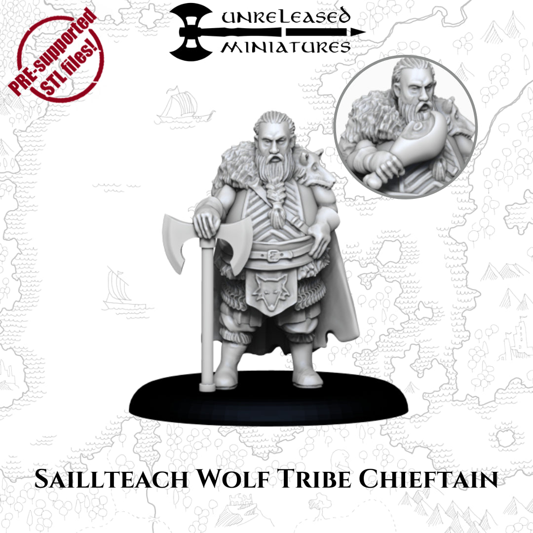 SAILLTEACH WOLF TRIBE CHIEFTAN