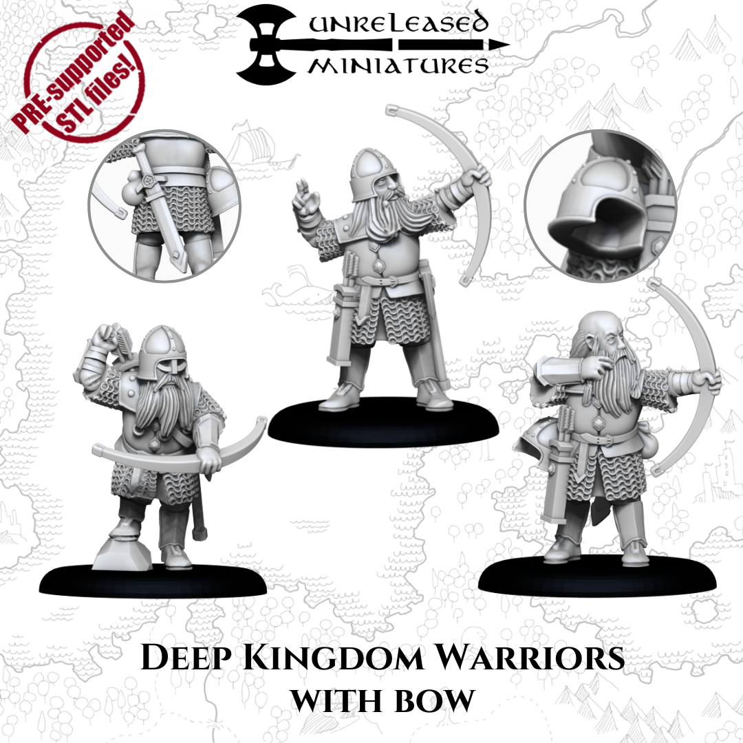 DEEP KINGDOM WARRIORS WITH BOW