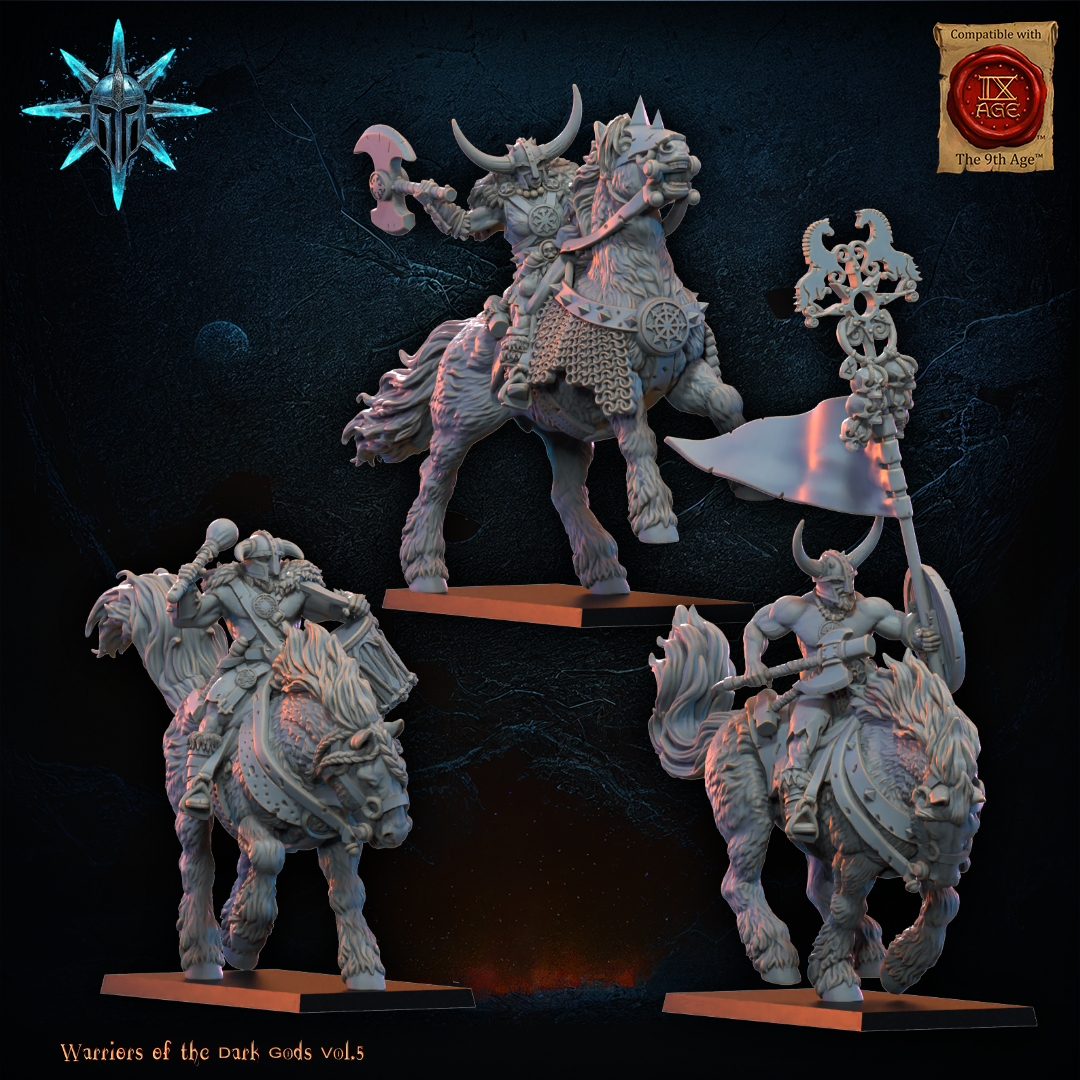 BARBARIAN HORSEMEN AXE/SPEAR COMMAND