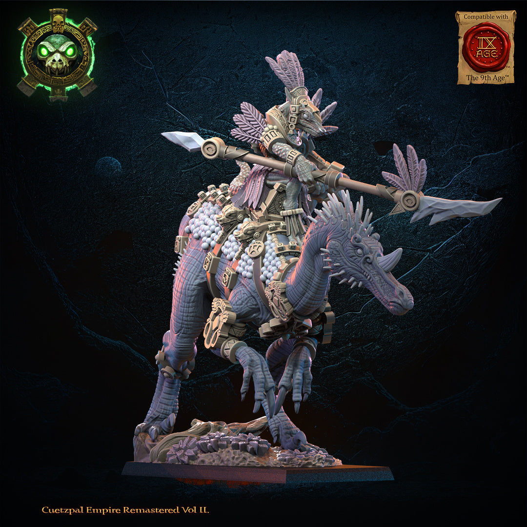 28mm Itzcueye, Cuetpalli Heroine on Ceratomimus