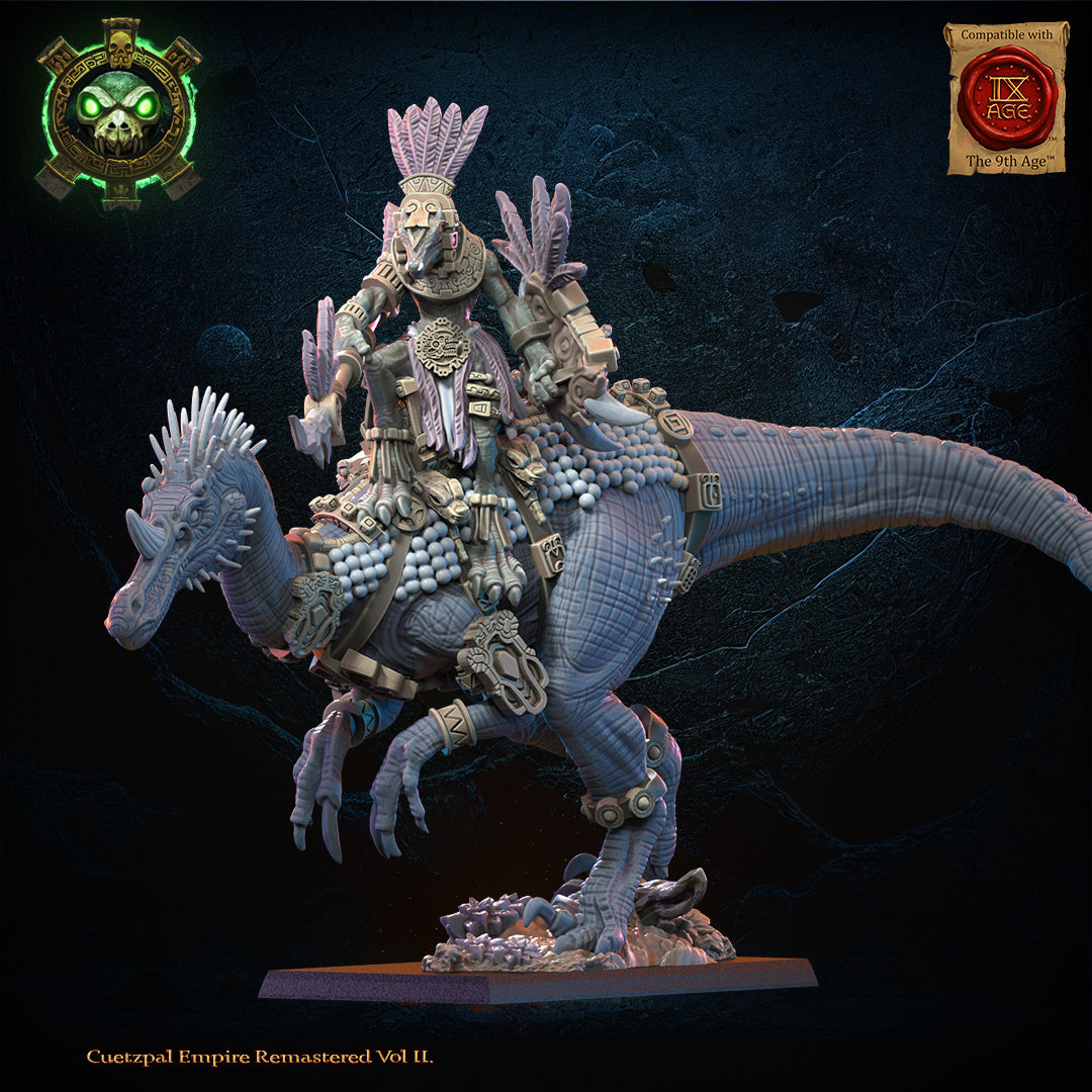 28mm Itzcueye, Cuetpalli Heroine on Ceratomimus