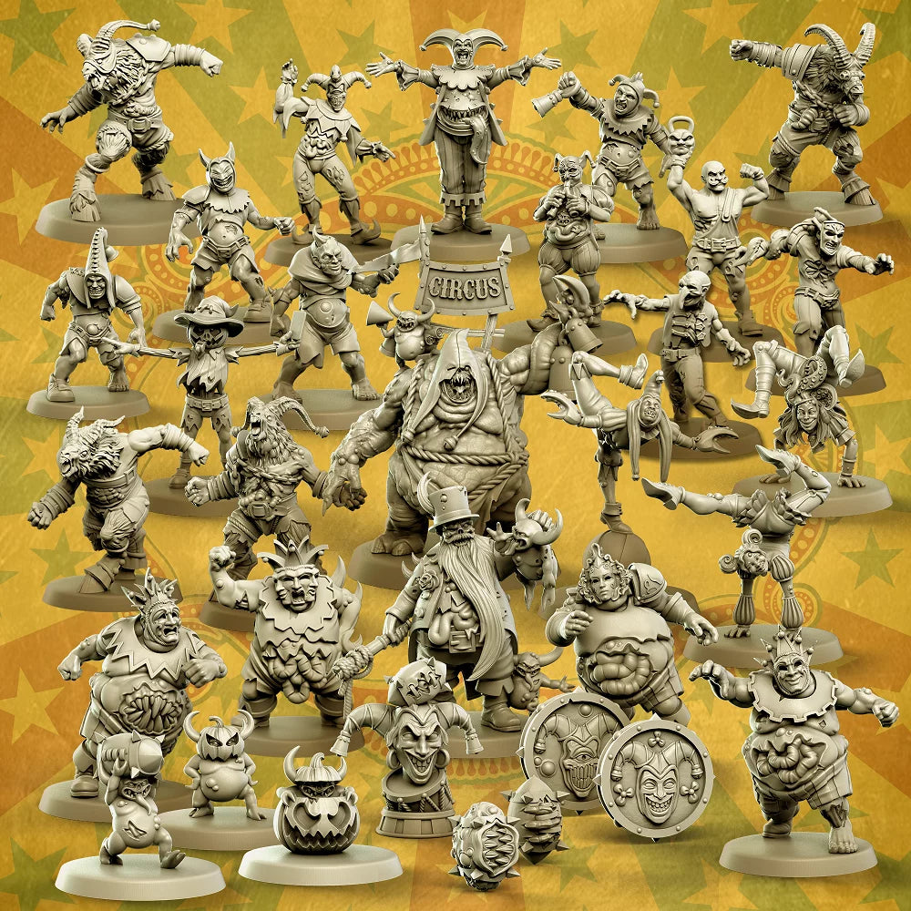 28mm Plague Carnival Team