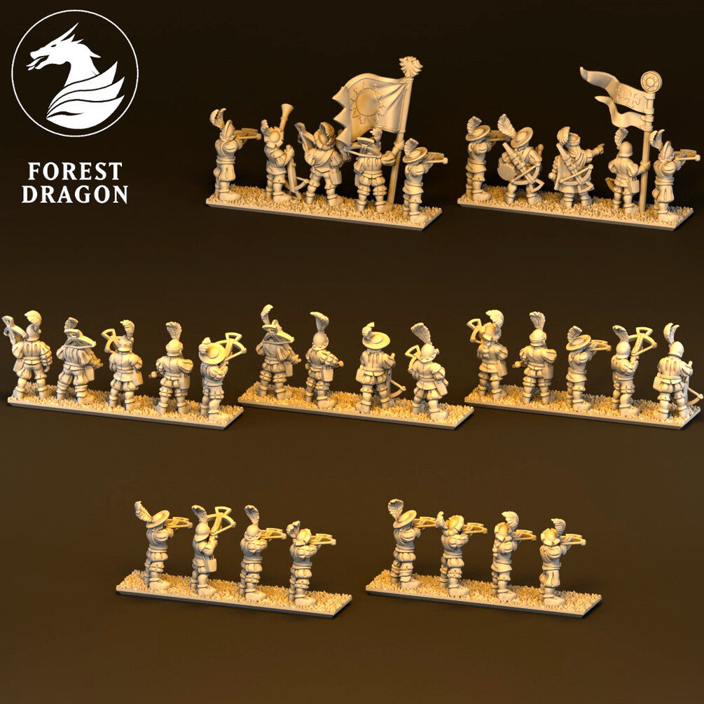 Imperial Empire - 10mm Crossbowmen Regiment