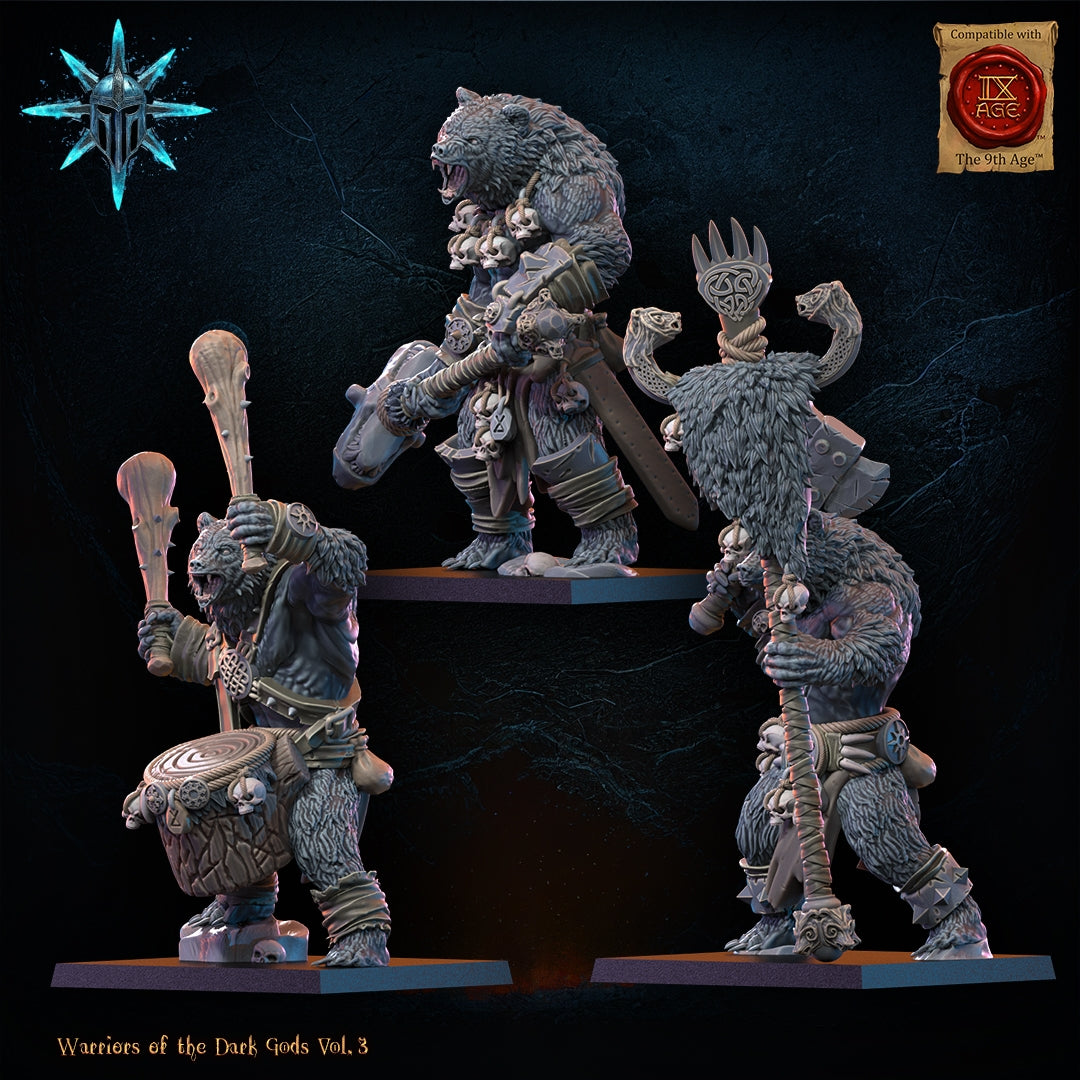 28mm Werebear Command