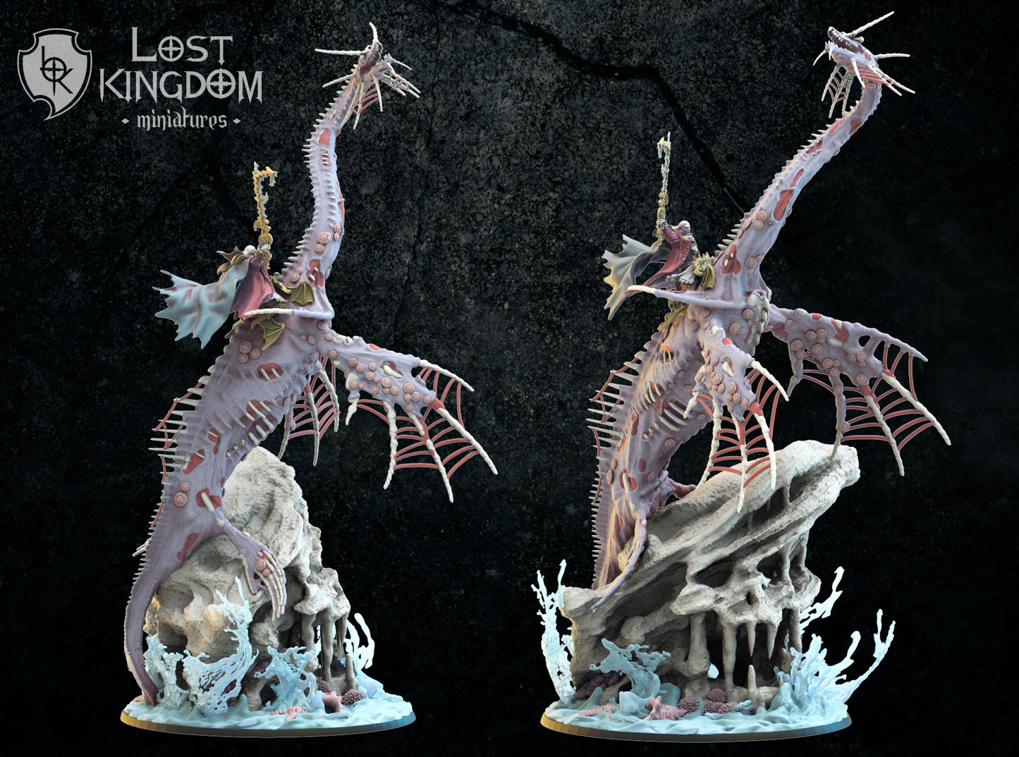 28mm Alucard on Zombie Sea Dragon
