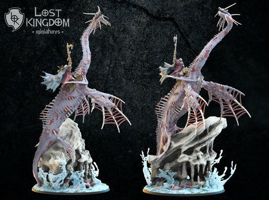 28mm Alucard on Zombie Sea Dragon