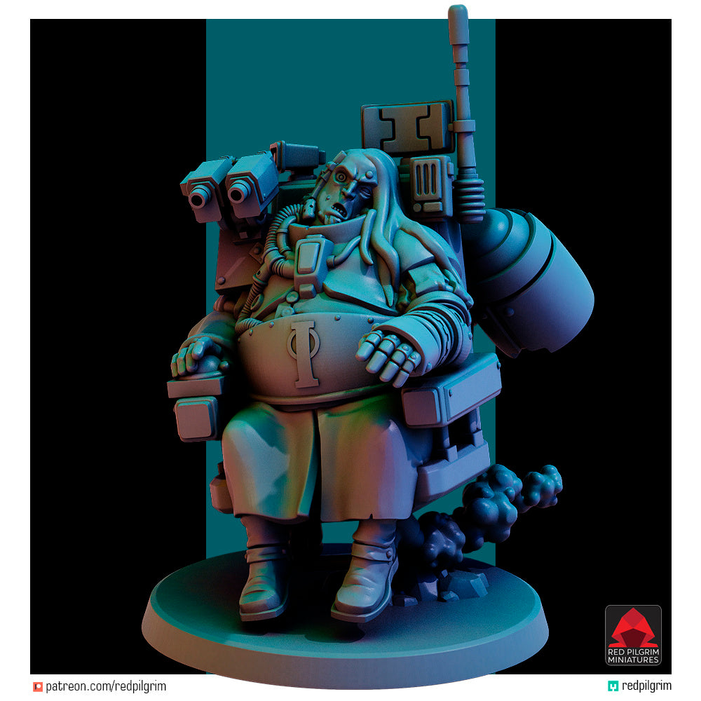 28mm Interrogator Thielemann with Bodyguard