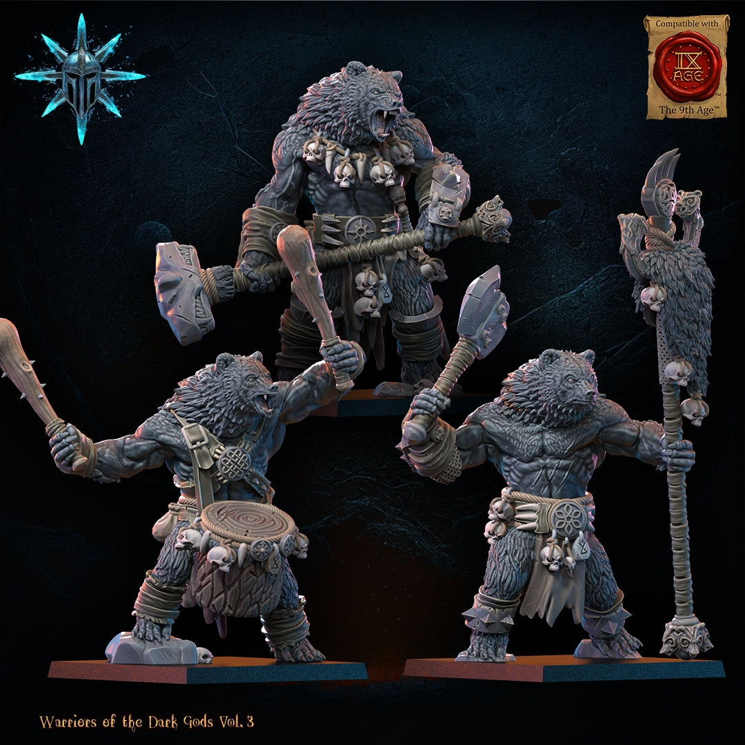 28mm Werebear Command