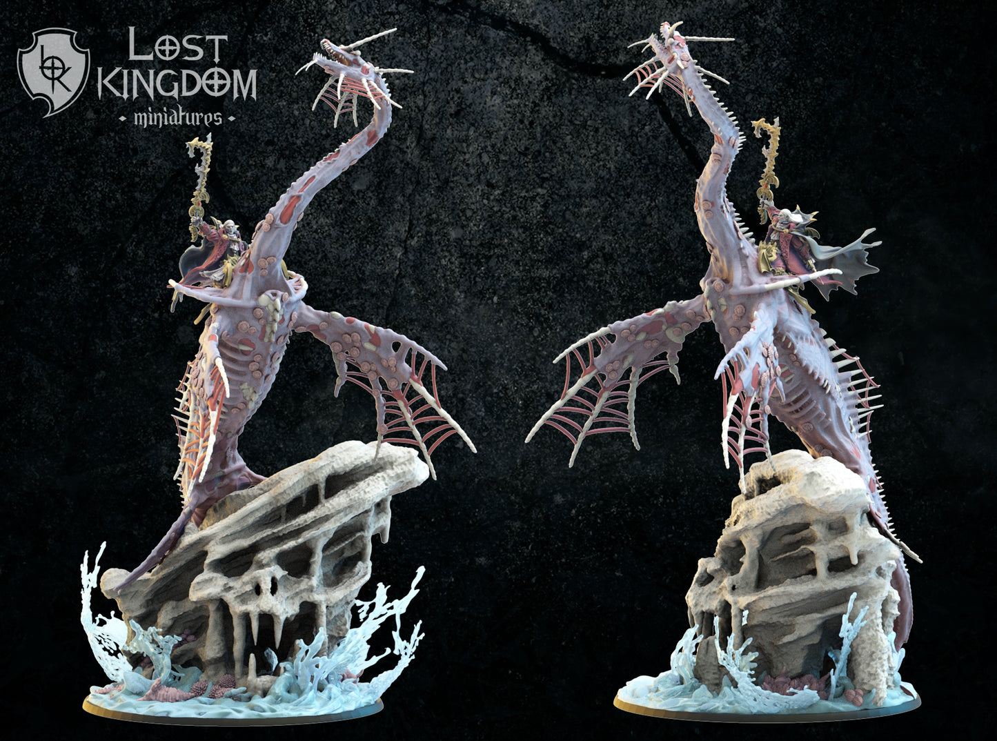 28mm Alucard on Zombie Sea Dragon