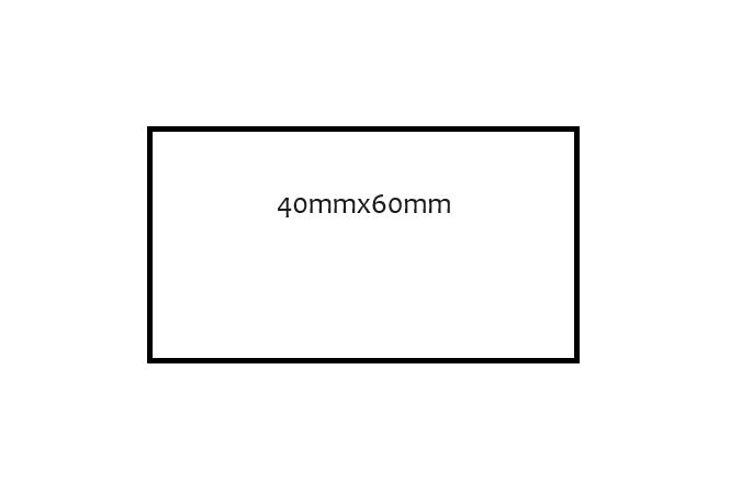 40 x 60mm Rectangle