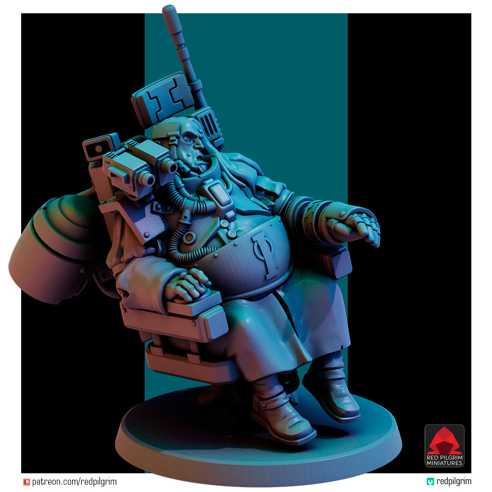 28mm Interrogator Thielemann with Bodyguard