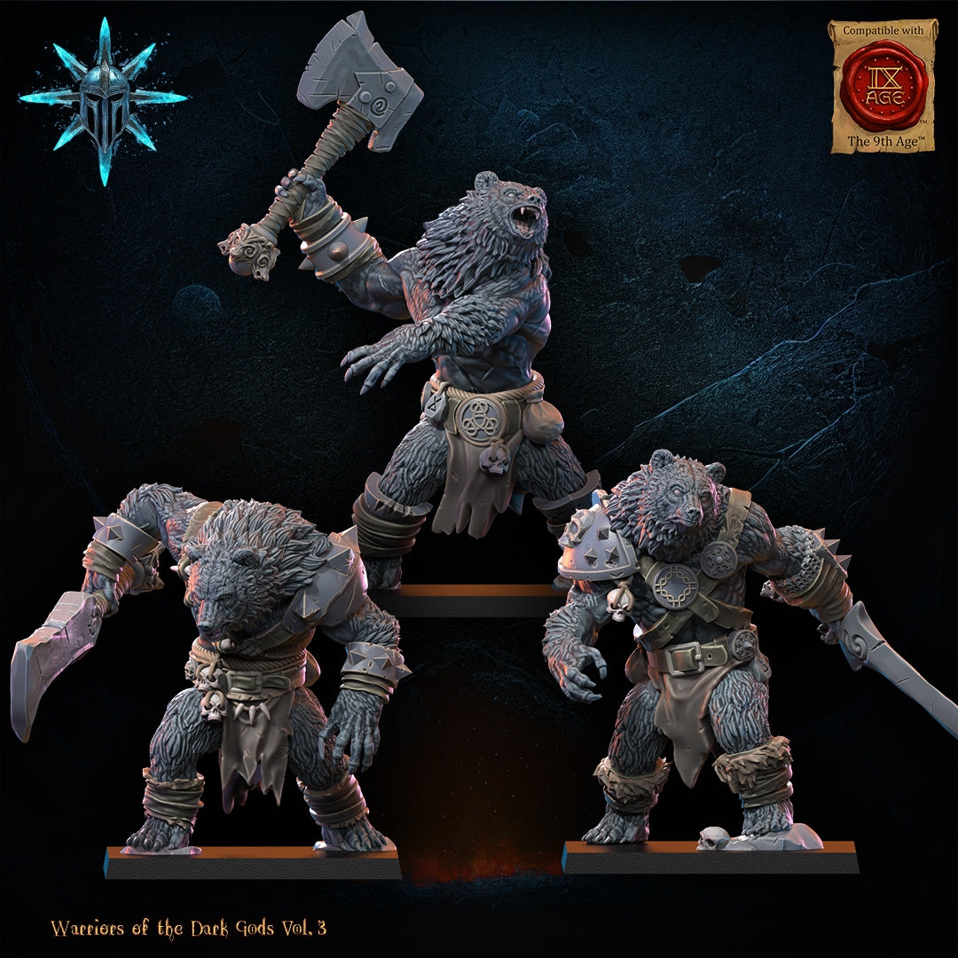 28mm Werebear Regiment
