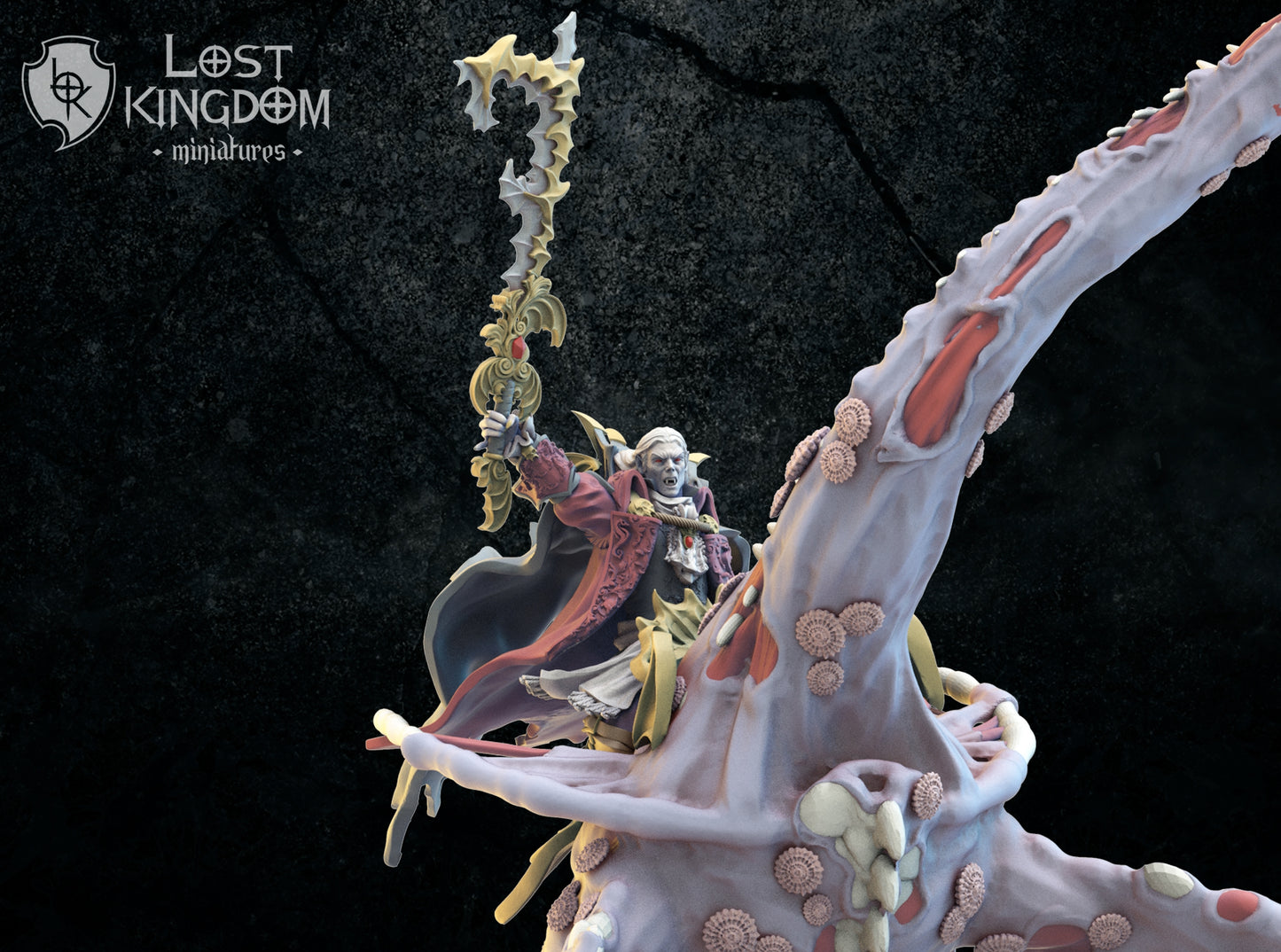 28mm Alucard on Zombie Sea Dragon