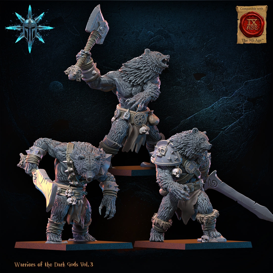 28mm Werebear Regiment