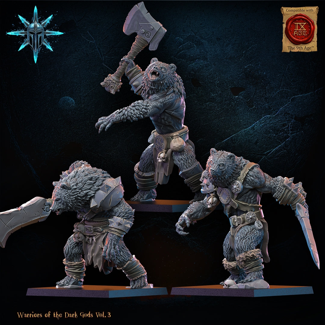 28mm Werebear Regiment