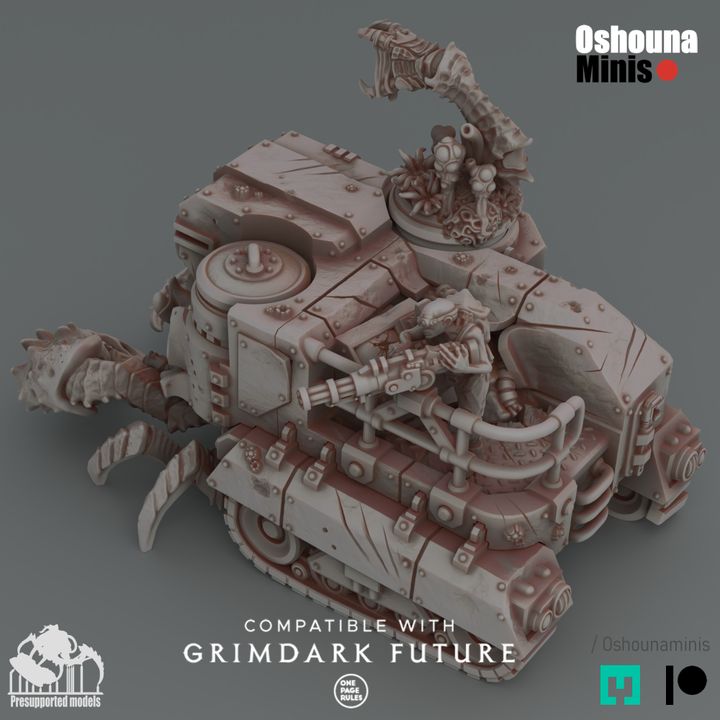 28mm Crab Cult - Bulldozer Crab