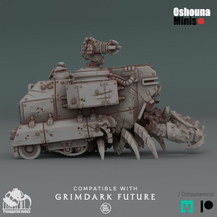 28mm Crab Cult - Bulldozer Crab