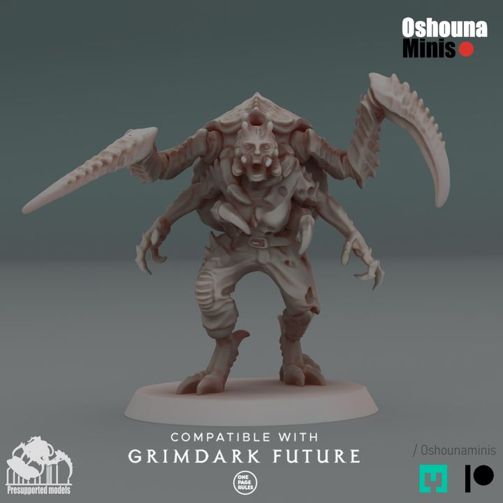 28mm Crab Cult - Feral Infected 2.0