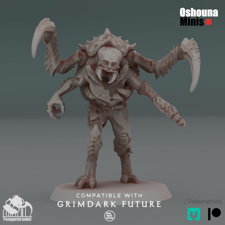 28mm Crab Cult - Feral Infected 2.0
