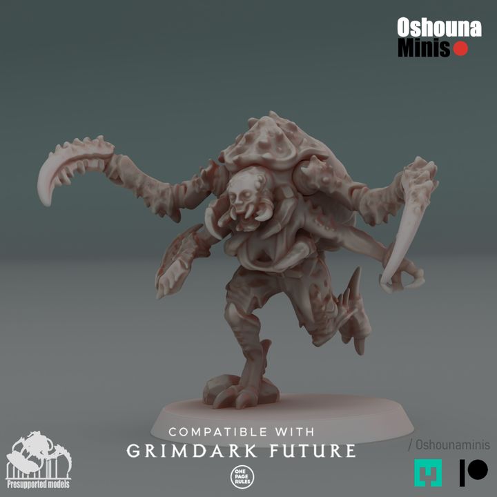28mm Crab Cult - Feral Infected 2.0