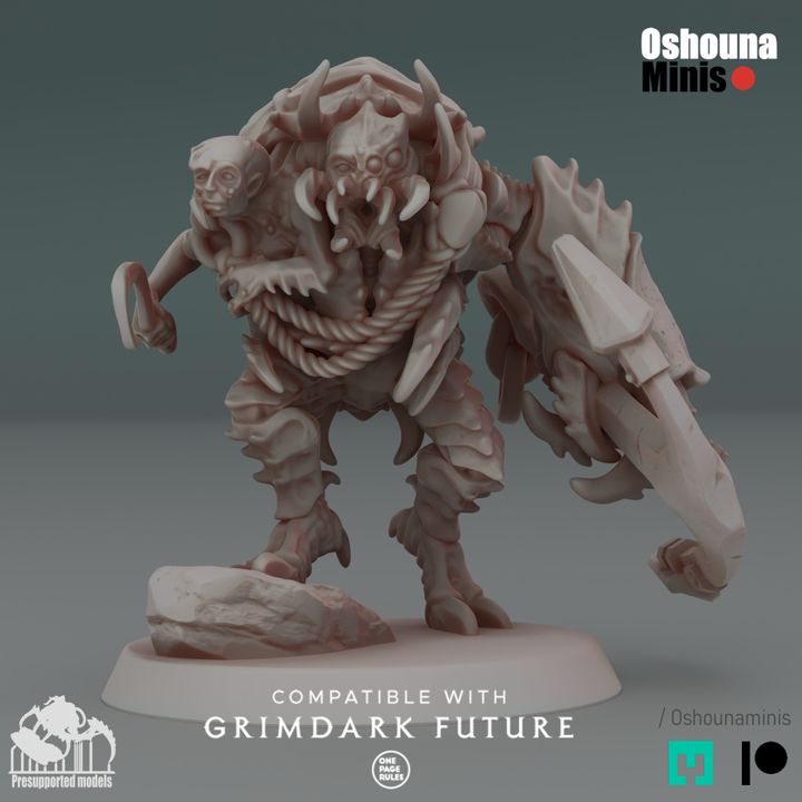 28mm Crab Cult - Hardshell Boss