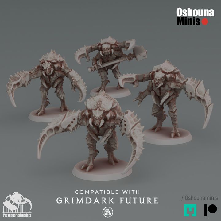 28mm Crab Cult - Hardshell Infected