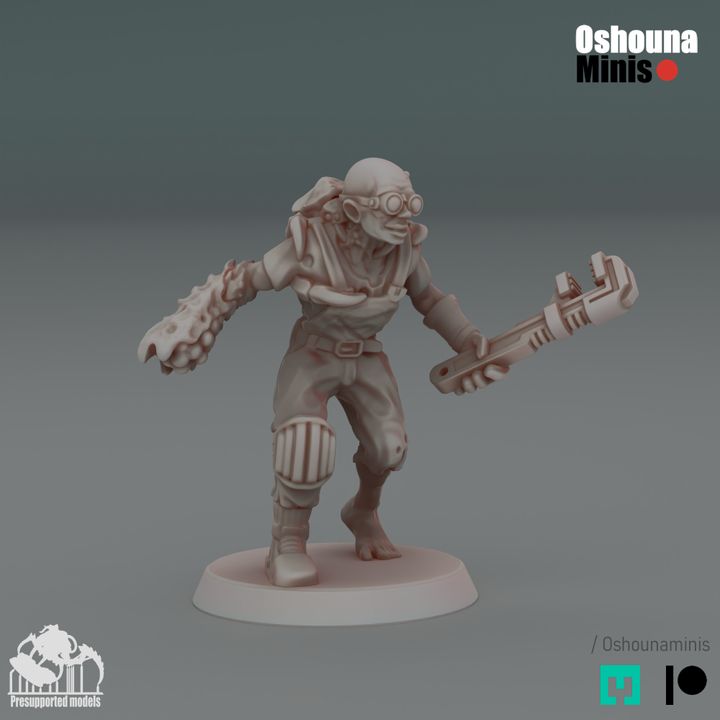 28mm Crab Cult - Infected Workers