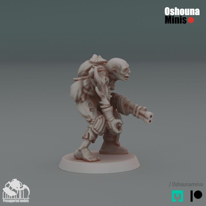 28mm Crab Cult - Infected Workers