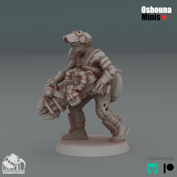 28mm Crab Cult - Infected Workers