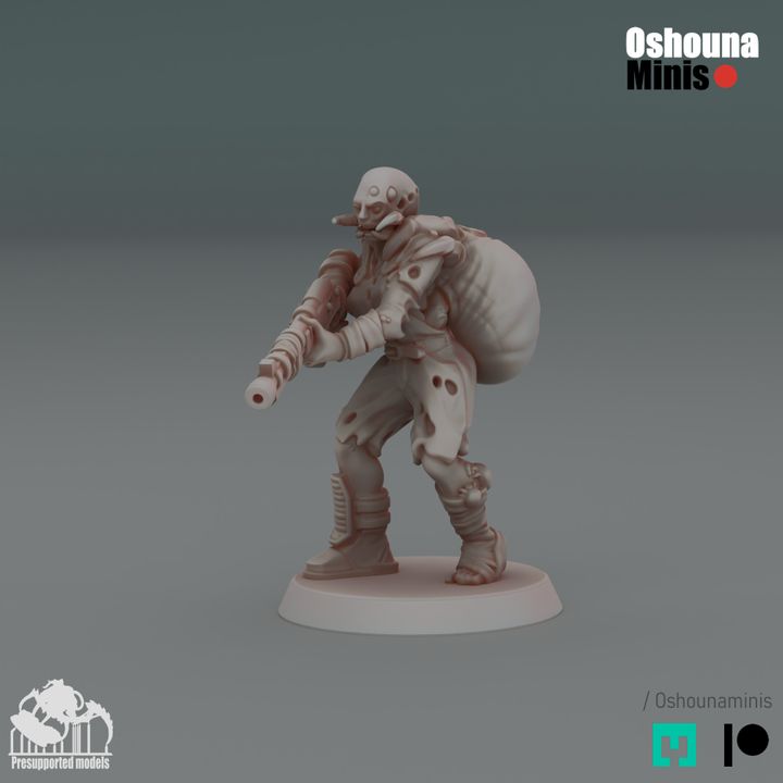 28mm Crab Cult - Infected Workers