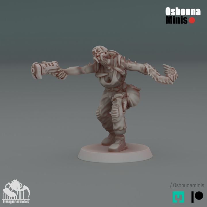 28mm Crab Cult - Infected Workers