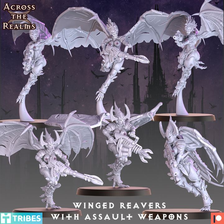 28mm Winged Reavers with Assault Weapons
