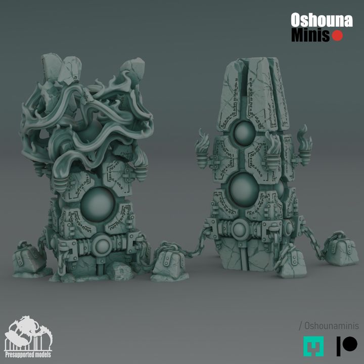 28mm Doomed Empire - Monolith Shards Terrain