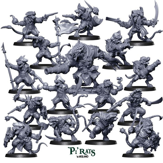 28mm Pi`Rats Team Warband