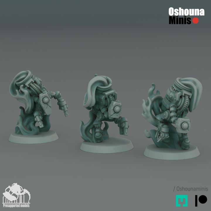 28mm Doomed Empire - Urn Bots