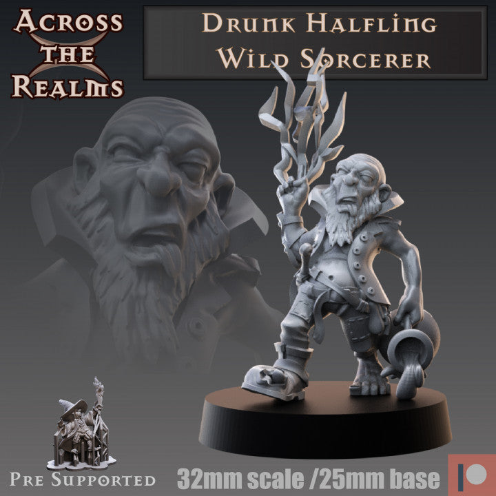 DRUNK HALFLING SORCEROR