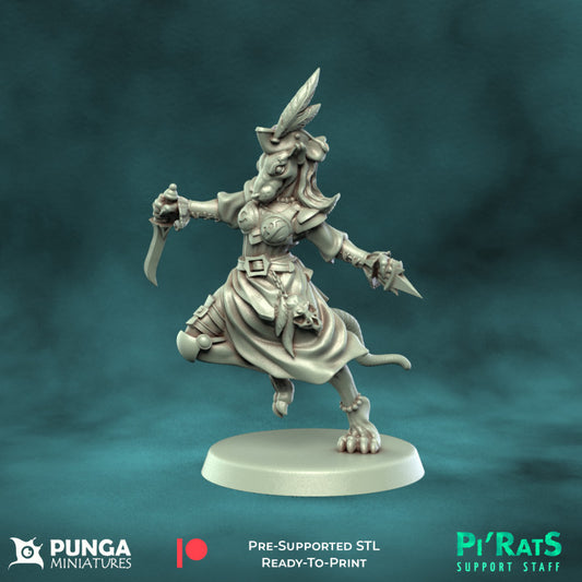28mm Pi'Rat Female Assassin