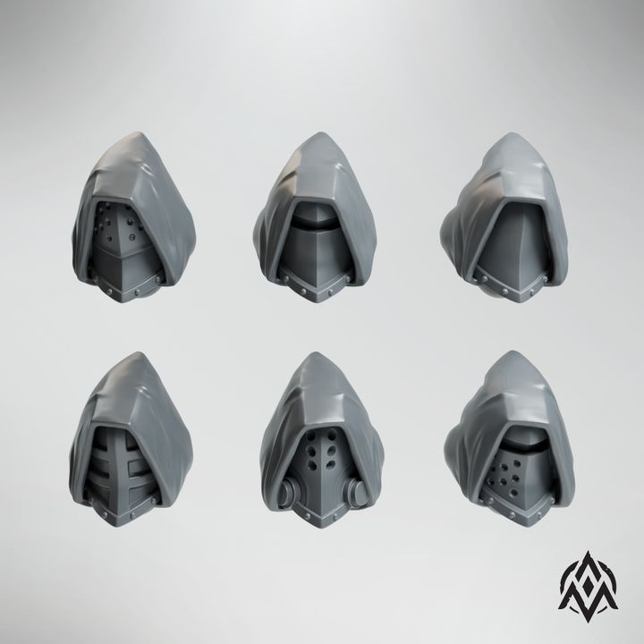 Templar Hooded Heads